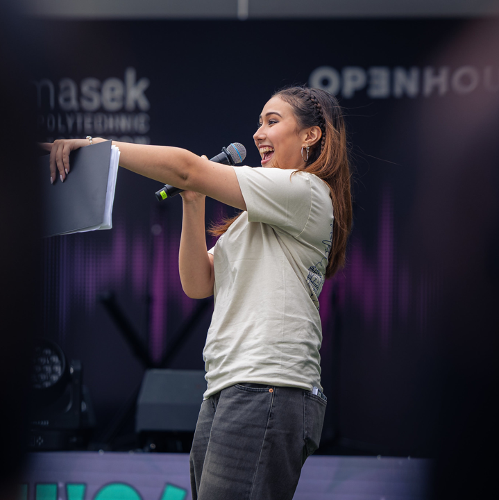 Image of TP Emcees hosting an event